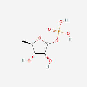 molecular formula C5H11O7P B12907025 5-Deoxyribose 1-phosphate CAS No. 86708-78-3