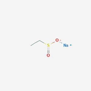 molecular formula C2H5NaO2S B1290705 Sodium Ethanesulfinate CAS No. 20035-08-9