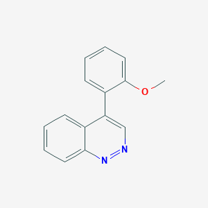 molecular formula C15H12N2O B12907103 4-(2-Methoxyphenyl)cinnoline CAS No. 90142-04-4