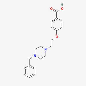 4-[2-(4-Benzylpiperazino)ethoxy]-benzenecarboxylic acid