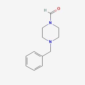 molecular formula C12H16N2O B12907180 4-Benzylpiperazine-1-carbaldehyde CAS No. 6935-82-6