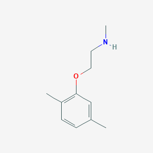 molecular formula C11H17NO B1290719 2-(2,5-Dimethylphenoxy)-N-methylethanamine CAS No. 915920-66-0