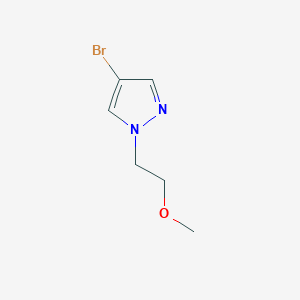 molecular formula C6H9BrN2O B1290734 4-bromo-1-(2-methoxyethyl)-1H-pyrazole CAS No. 847818-49-9
