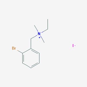 molecular formula C11H17BrIN B12907383 N-[(2-Bromophenyl)methyl]-N,N-dimethylethanaminium iodide CAS No. 1976-21-2