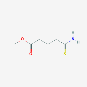 molecular formula C6H11NO2S B1290739 Methyl 4-carbamothioylbutanoate 