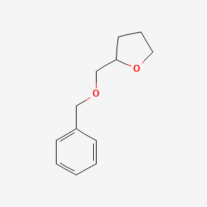 molecular formula C12H16O2 B12907410 Furan, tetrahydro-2-[(phenylmethoxy)methyl]- CAS No. 59137-51-8