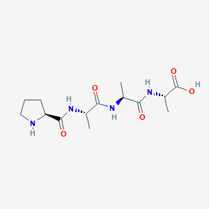 molecular formula C14H24N4O5 B12907546 L-Prolyl-L-alanyl-L-alanyl-L-alanine CAS No. 80479-90-9