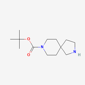 molecular formula C13H24N2O2 B1290768 Tert-butyl 2,8-diazaspiro[4.5]decane-8-carboxylate CAS No. 236406-39-6