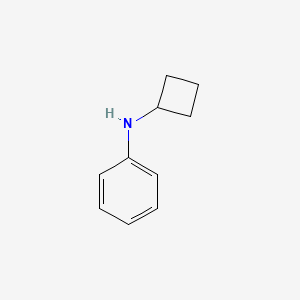 molecular formula C10H13N B1290772 N-cyclobutylaniline CAS No. 155342-90-8