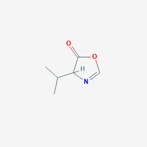 molecular formula C6H9NO2 B12907728 5(4H)-Oxazolone, 4-(1-methylethyl)- CAS No. 4526-83-4