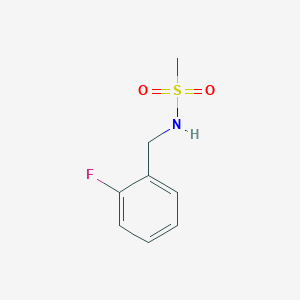 molecular formula C8H10FNO2S B129078 N-(2-fluorobenzyl)methanesulfonamide CAS No. 899252-68-7