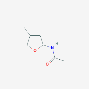 molecular formula C7H13NO2 B12907899 N-(4-Methyloxolan-2-yl)acetamide CAS No. 96563-53-0