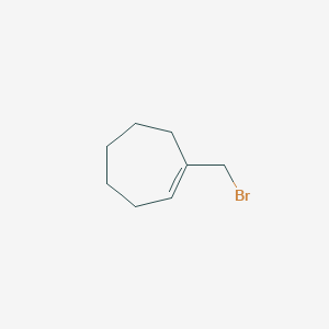 molecular formula C8H13Br B12907908 1-(Bromomethyl)cyclohept-1-ene CAS No. 98559-22-9