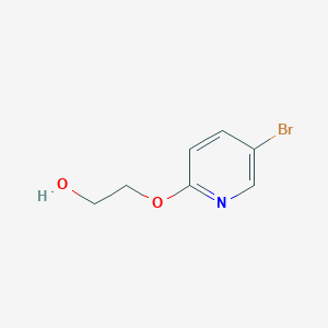 molecular formula C7H8BrNO2 B1290791 2-((5-Bromopyridin-2-yl)oxy)ethanol CAS No. 212961-31-4