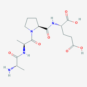 molecular formula C16H26N4O7 B12907945 L-Alanyl-L-alanyl-L-prolyl-L-glutamic acid CAS No. 654067-61-5