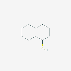 molecular formula C10H20S B12907949 Cyclodecanethiol CAS No. 114460-54-7