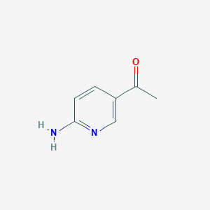 molecular formula C7H8N2O B012908 2-Amino-5-acetylpyridine CAS No. 19828-20-7