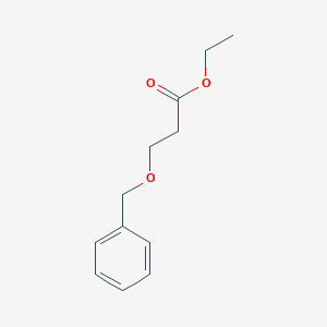 molecular formula C12H16O3 B1290803 Ethyl 3-(benzyloxy)propanoate CAS No. 127113-02-4