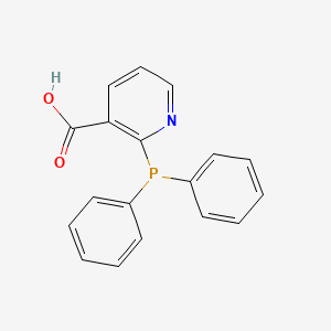 molecular formula C18H14NO2P B12908276 2-(Diphenylphosphanyl)pyridine-3-carboxylic acid CAS No. 171562-73-5