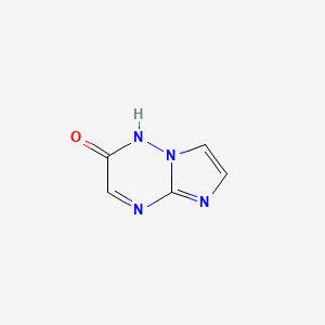molecular formula C5H4N4O B12908351 Imidazo[1,2-b][1,2,4]triazin-2(1H)-one CAS No. 62096-96-2