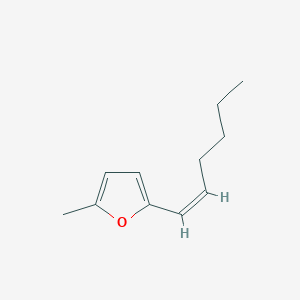 molecular formula C11H16O B12908409 (Z)-2-(Hex-1-en-1-yl)-5-methylfuran 
