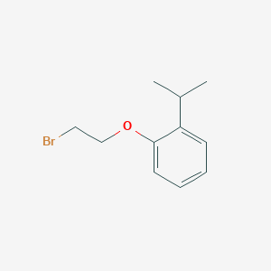 molecular formula C11H15BrO B1290851 1-(2-Bromoethoxy)-2-isopropylbenzene CAS No. 3245-44-1