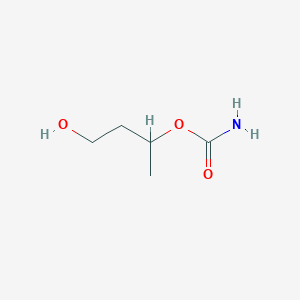 molecular formula C5H11NO3 B12908732 4-Hydroxybutan-2-yl carbamate 