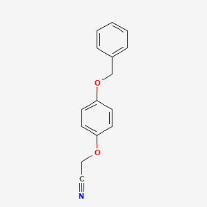 molecular formula C15H13NO2 B1290884 [4-(Benzyloxy)phenoxy]acetonitrile CAS No. 50635-26-2