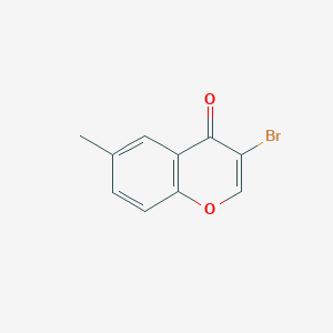 molecular formula C10H7BrO2 B1290892 3-Bromo-6-methylchromone CAS No. 102653-68-9