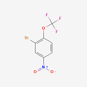 molecular formula C7H3BrF3NO3 B1290893 2-Bromo-4-nitro-1-(trifluoromethoxy)benzene CAS No. 200958-40-3