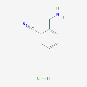 molecular formula C8H9ClN2 B1290895 2-(Aminomethyl)benzonitrile hydrochloride CAS No. 1134529-25-1