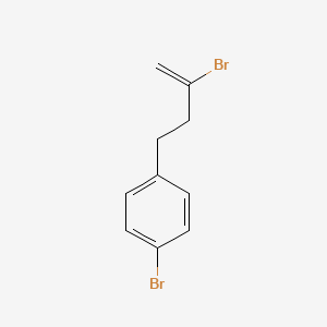 molecular formula C10H10Br2 B1290901 2-Bromo-4-(4-bromophenyl)-1-butene CAS No. 485320-34-1