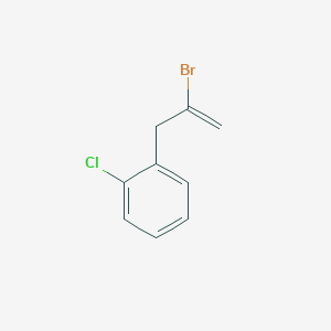 molecular formula C9H8BrCl B1290902 2-Bromo-3-(2-chlorophenyl)-1-propene CAS No. 731772-01-3