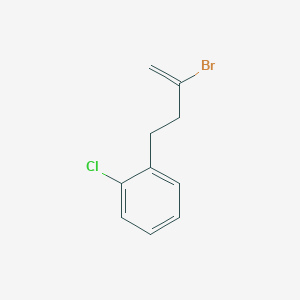 molecular formula C10H10BrCl B1290903 2-Bromo-4-(2-chlorophenyl)-1-butene CAS No. 731772-02-4