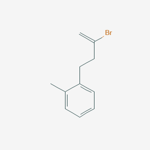 molecular formula C11H13B B1290907 2-Bromo-4-(2-methylphenyl)-1-butene CAS No. 6502-17-6