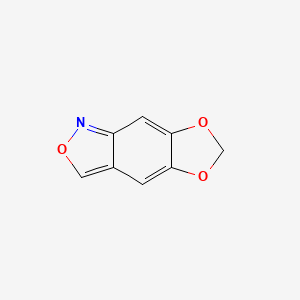 molecular formula C8H5NO3 B12909133 [1,3]Dioxolo[4,5-f][2,1]benzoxazole CAS No. 267-54-9