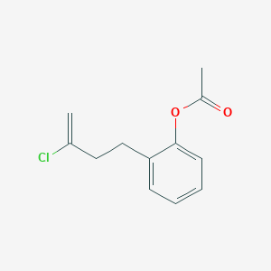 4-(2-Acetoxyphenyl)-2-chloro-1-butene