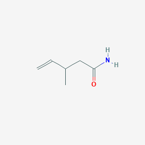 molecular formula C6H11NO B12909230 3-Methylpent-4-enamide CAS No. 87168-54-5