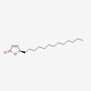 molecular formula C17H30O2 B12909268 (R)-5-Tridecylfuran-2(5H)-one CAS No. 76291-91-3