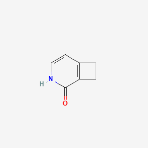 molecular formula C7H7NO B12909447 3-Azabicyclo[4.2.0]octa-1(6),4-dien-2-one CAS No. 82450-02-0