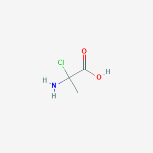 molecular formula C3H6ClNO2 B12909488 2-Amino-2-chloropropanoic acid 