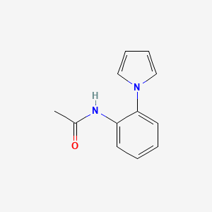 molecular formula C12H12N2O B12909498 N-(2-(1H-Pyrrol-1-yl)phenyl)acetamide CAS No. 3388-98-5