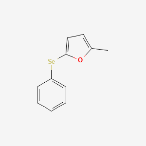 molecular formula C11H10OSe B12909593 2-Methyl-5-(phenylselanyl)furan CAS No. 106154-32-9