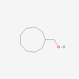 molecular formula C10H20O B12909677 Cyclononylmethanol CAS No. 26600-37-3