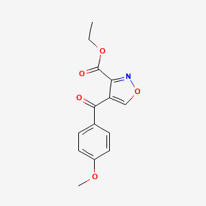 Ethyl 4-(4-methoxybenzoyl)-3-isoxazolecarboxylate