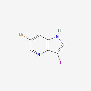 6-Bromo-3-iodo-1H-pyrrolo[3,2-b]pyridine
