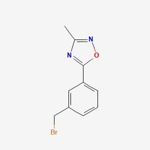 5-[3-(Bromomethyl)phenyl]-3-methyl-1,2,4-oxadiazole