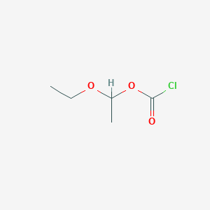 molecular formula C5H9ClO3 B12910153 1-Ethoxyethyl carbonochloridate CAS No. 61464-97-9