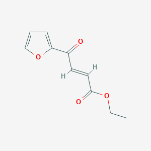 molecular formula C10H10O4 B12910345 (E)-Ethyl 4-(furan-2-YL)-4-oxobut-2-enoate 
