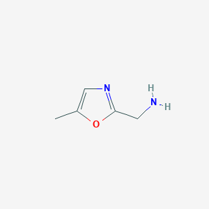 molecular formula C5H8N2O B1291065 (5-Methyl-1,3-oxazol-2-yl)methanamine CAS No. 1017228-56-6